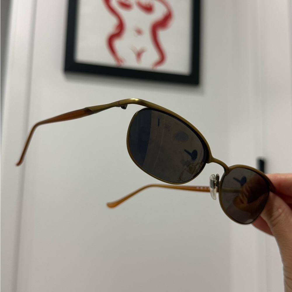Stylish Black and Gold Sunglasses